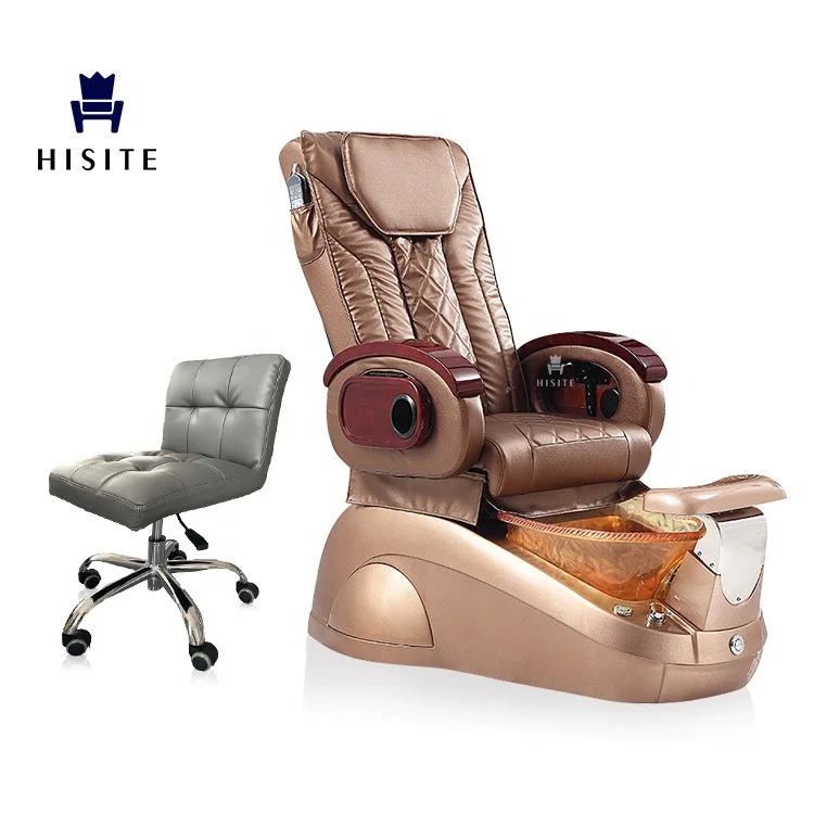 Hisite Luxury Reclining Wholesale Nail Salon Supplier Spa Pedicure Chair with