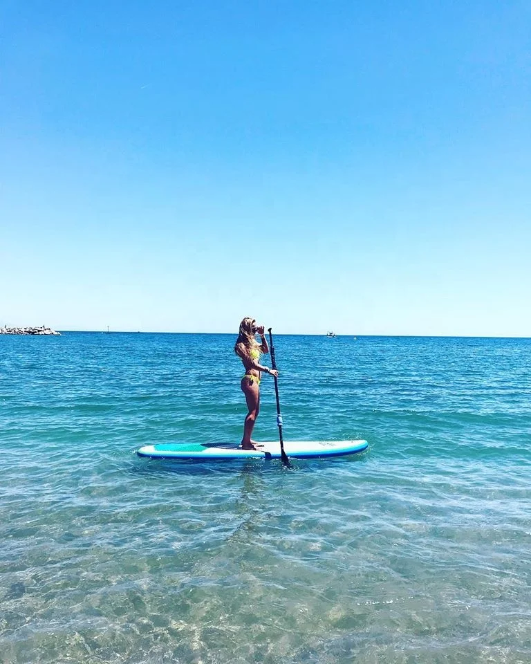 New Trendy ISUP OEM Customized Inflatable Stand Up SUP Paddle Board Cheap Durable China Factory SUP Paddleboard for Water Sports