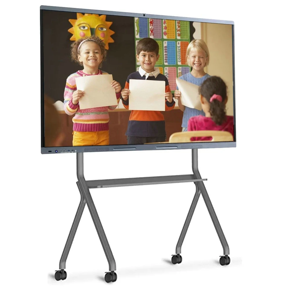 65 inch smart portable digital board touch screen stand electronic interactive whiteboard for classroom