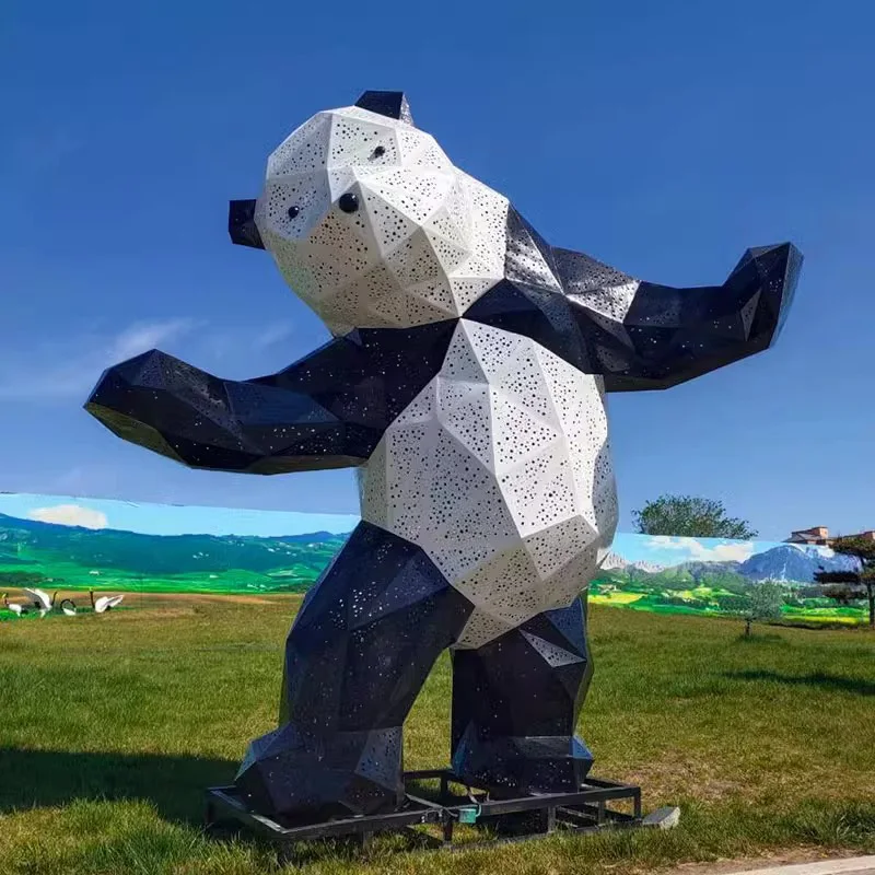 DS-1762 fiberglass decorative resin sculptures large bear sculpture fiberglass giant ice cream sculpture for sale