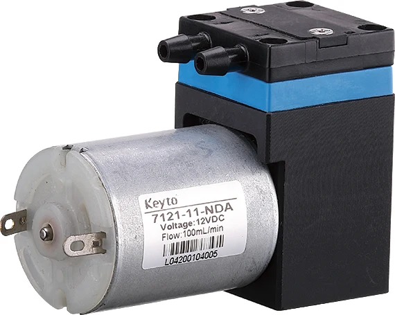 100ml/min Brush motor for Medical Hematology/Biochemistry/CLIA/Environmental/Laboratory analyzer application Diaphragm pump