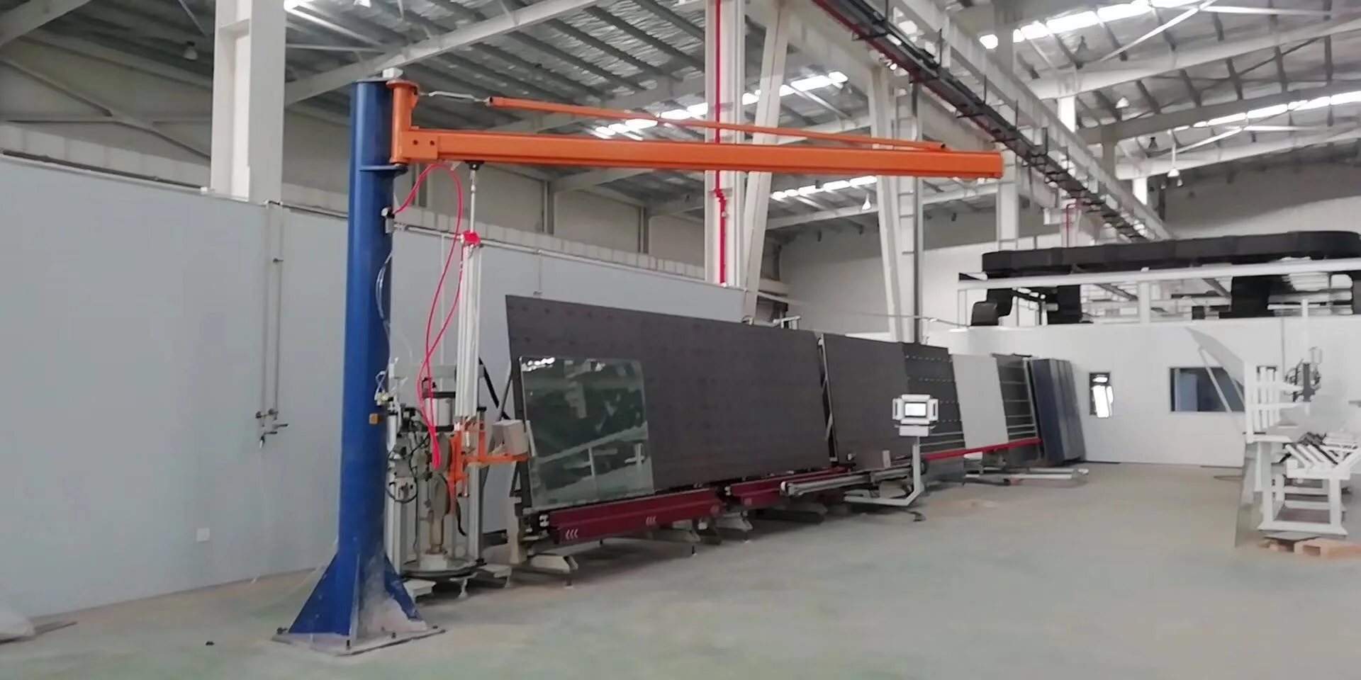 Penumatic Laminating Furnace Supporting Glass Manipulator Glass Suction Crane