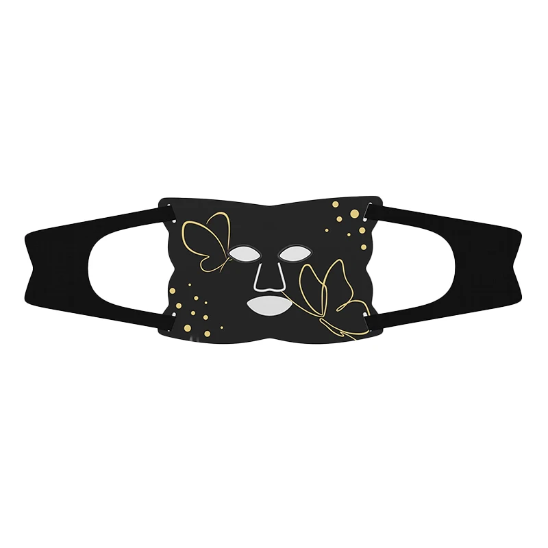 electrical red green orange yellow light therapy wrinkle reduction silicone female led light lamp therapy facial mask