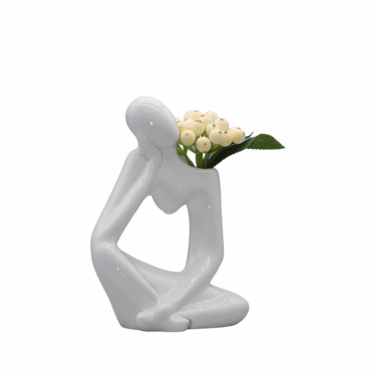 Red Ceramic Garden Pot Malaysia Botanical Design Flowerpot color ceramic succulent pot