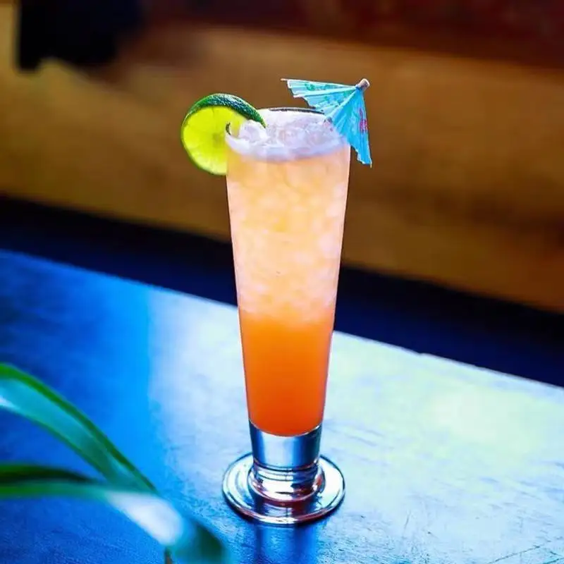 Cheap Lead Free 450ml 16oz Stemless Tall Colin Martini Cocktail Milkshake Mojito Glasses Cup for Bar