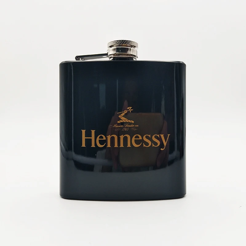
Valentine gift spray and silk printing custom gift personalised diy hip flask classical gift set 