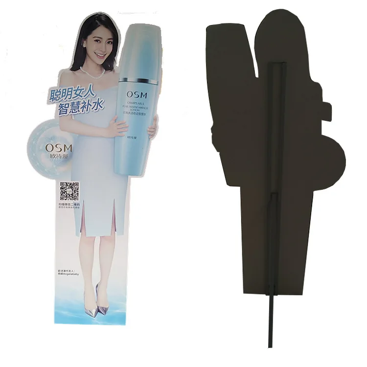Изготовленные на заказ Современные стильные выреза из пенопласта Standees & в натуральную величину рекламный ПВХ-Железный нержавеющей стали напольный вид