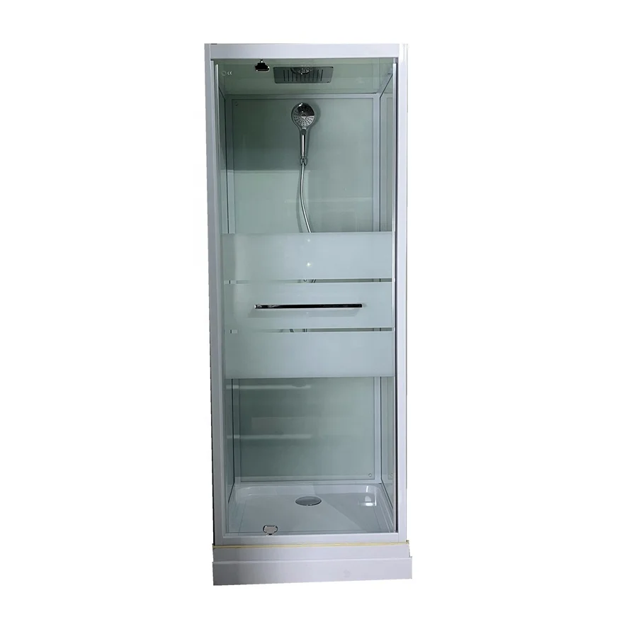 Oumeiga pivot shower cabin with roof aluminium profile shower room with top shower 80x80