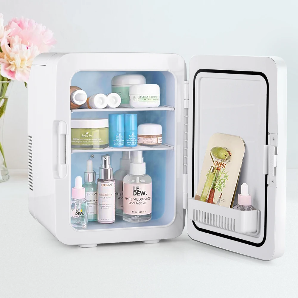 Небольшой косметический холодильник 10L мини охладитель молока для офисной комнаты