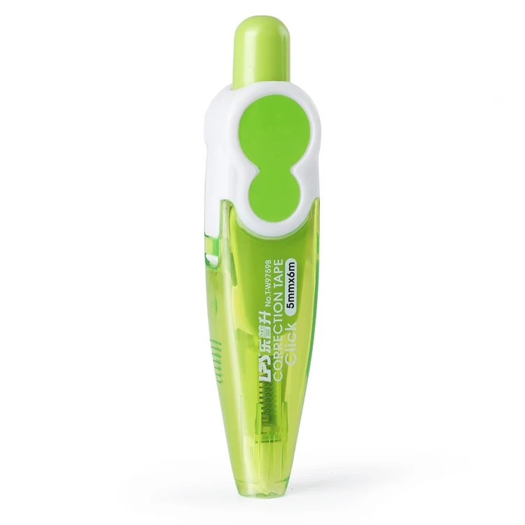 Customization Stationery School Correct Supplies Press Retractable Pen Type Refillable Correction Tape No.T-W9759B