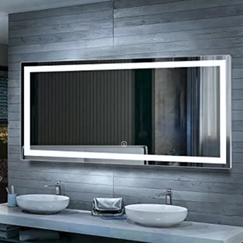 Factory customized led mirror Hotel Full UL CE touch sensor Anti-fog 2436/6036/4836 dimmer bathroom smart mirror