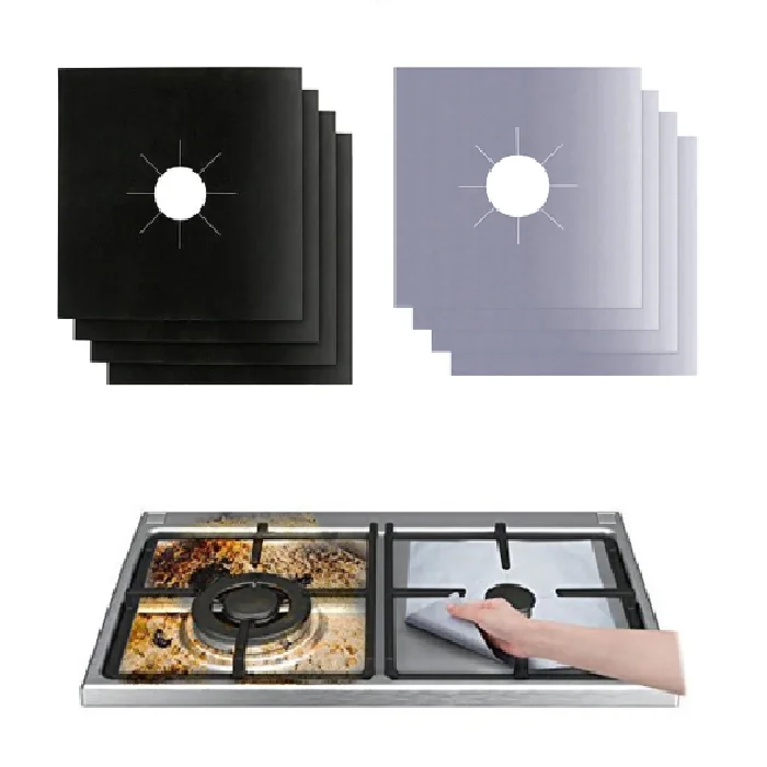 27X27cm Non-stick Easy Clean Thick PTFE Gas Stove Burner Cover Reusable Washable Stove Top Protector