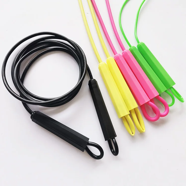 Colorful Durable Adjustable Jump Rope Sports Jump Rope PVC Knots Not Easy to Knot Fast Speed Skipping Rope