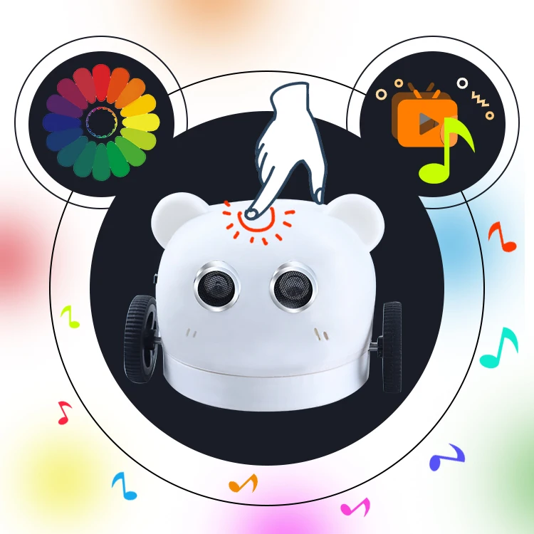 Customized Robot Kit Toy 3D Print Parts Robot Body Mini IDE Programming C Language Open Source Smart Robot Car Starter Kit Toy