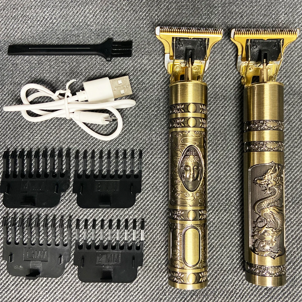 45 styles Electric Rechargeable Shaver Beard trimmer Professional Hair Trimmer T9 Cordless Men Hair Cutting LED hair Clippers
