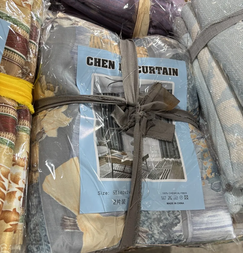 RTS Luxury Window Curtains For the Living Room Printed Jacquard Curtains Wholesale Factory Curtains 140*240cm Blackout