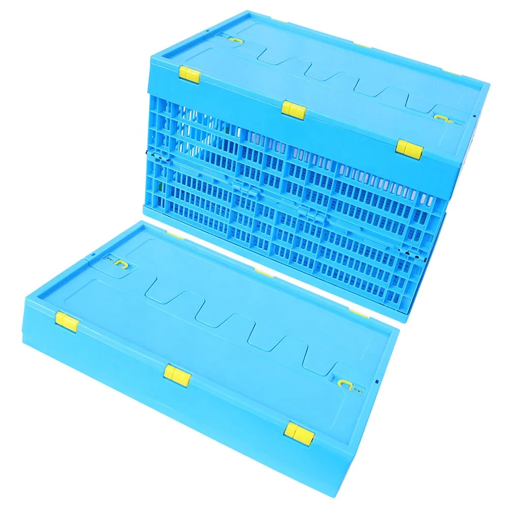 Лидер продаж, многоразовый контейнер, сетка для хранения, Пластиковый Штабелируемый контейнер для фруктов и овощей, складной контейнер для супермаркета