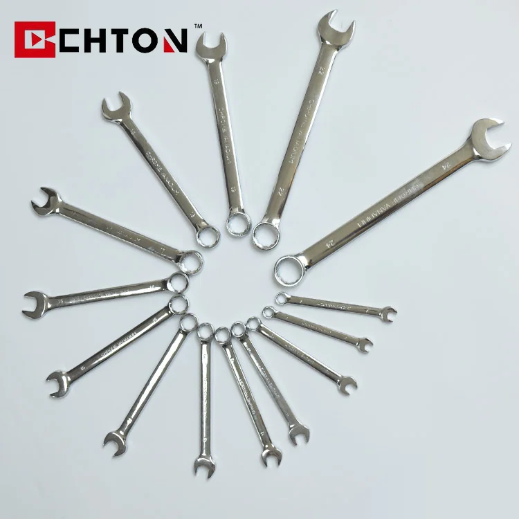 20 PCS 6-32mm Key Gear Ring Metric Combination Spanners Car Repair Tool Combination Wrench Set