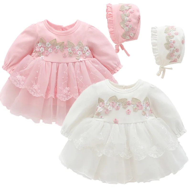 
Mudkingdom Newborn Outfits Delicate Cheap Top Quality Cute Baby Girl Party Dresses 