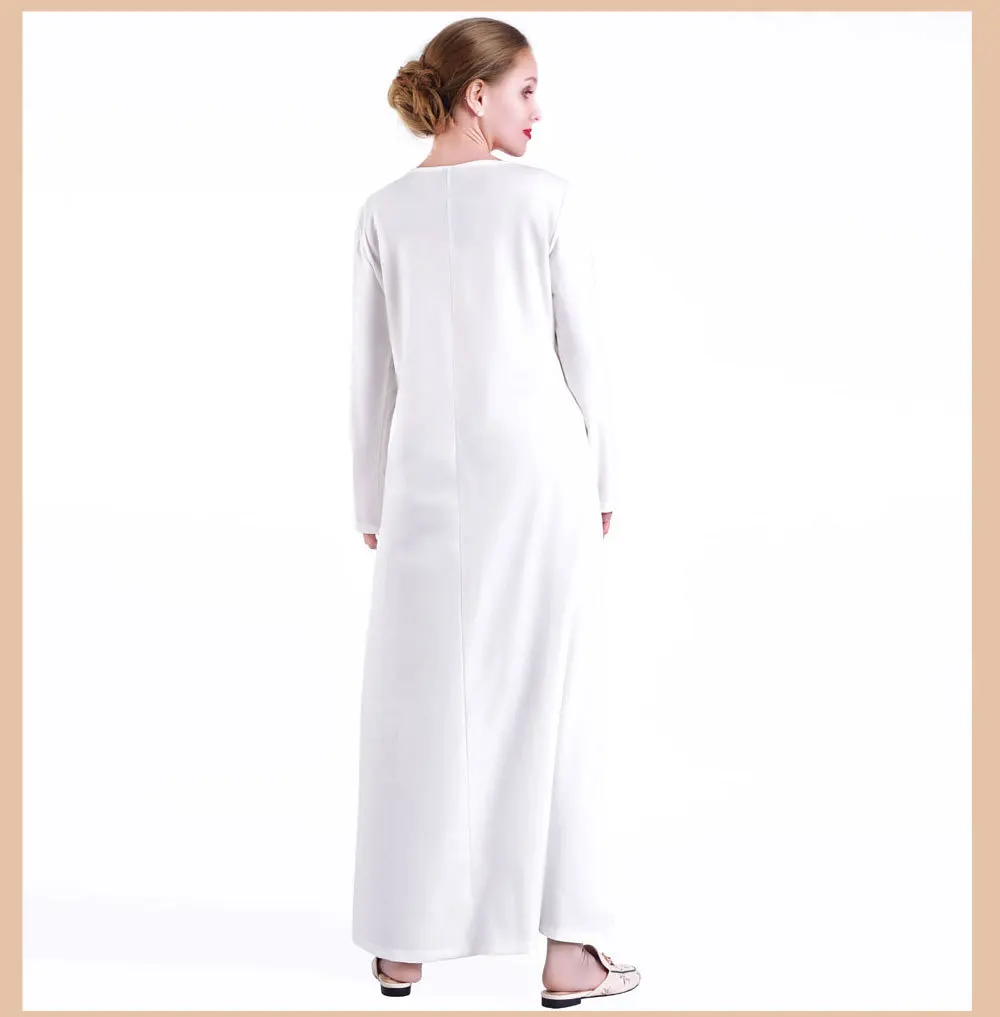 China Clothing Factory Plain Color Breathable Bamboo Fiber Muslim Women Inner Lining Abaya