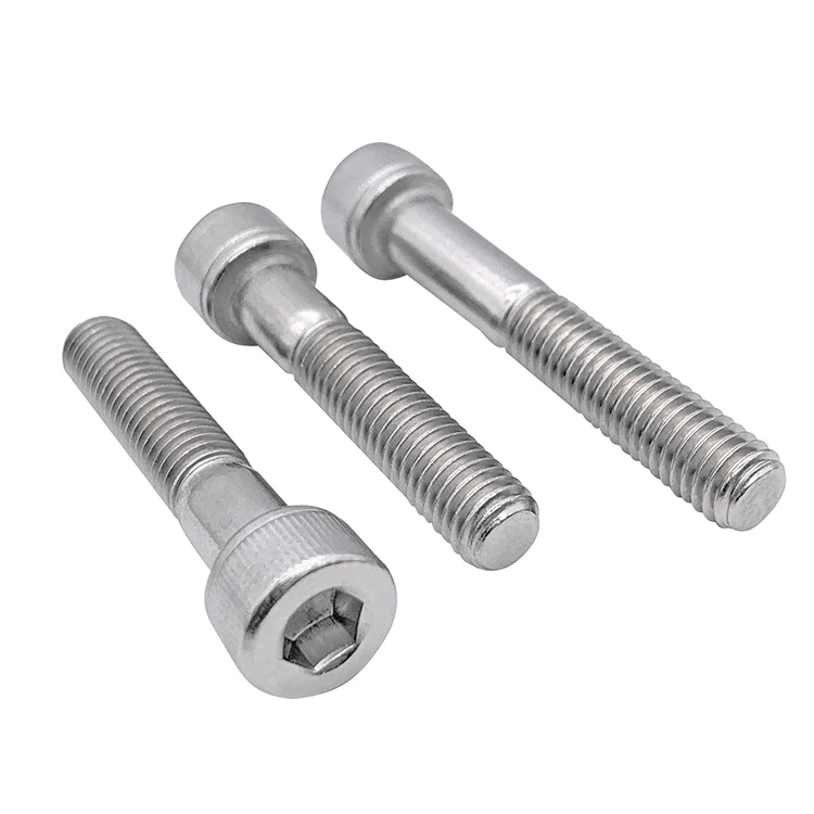 304 Stainless Steel Hex Socket Head Cap Screw Allen Bolt Din 912 Allen Screw M1.6 M2 M2.5 M3 M4 M5 Hexagon Screws