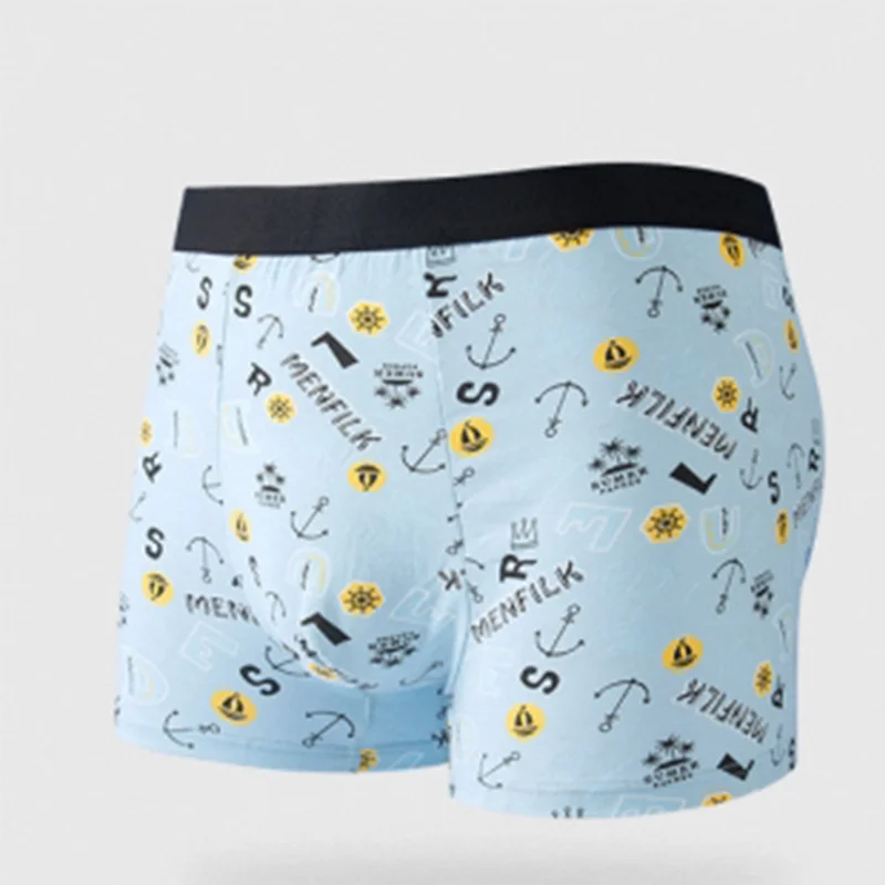 Factory Directly Wholesale Machine Washable Premium Quality Men Fashion-Forward Print Boxer Briefs