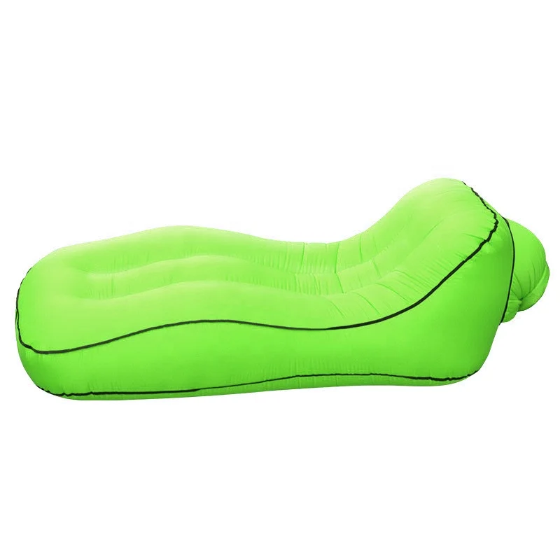 Portable Foldable Beach Couch Lazy Bag Air Sofa Inflatable Outdoor Air pump Lounge Sofa