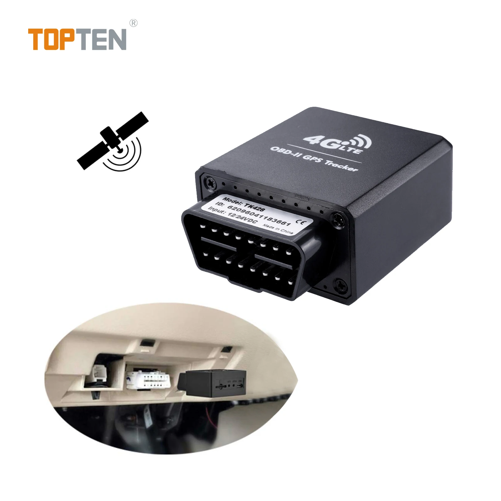 Быстрая доставка высокое качество 4G LTE индивидуальные OBD2 GPS-трекеры TK428 для автомобилей (TN)