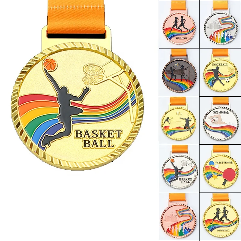 Custom Universal Games Metal Medal Competition Listing Bronze Marathon Medal Medallion plaques awards