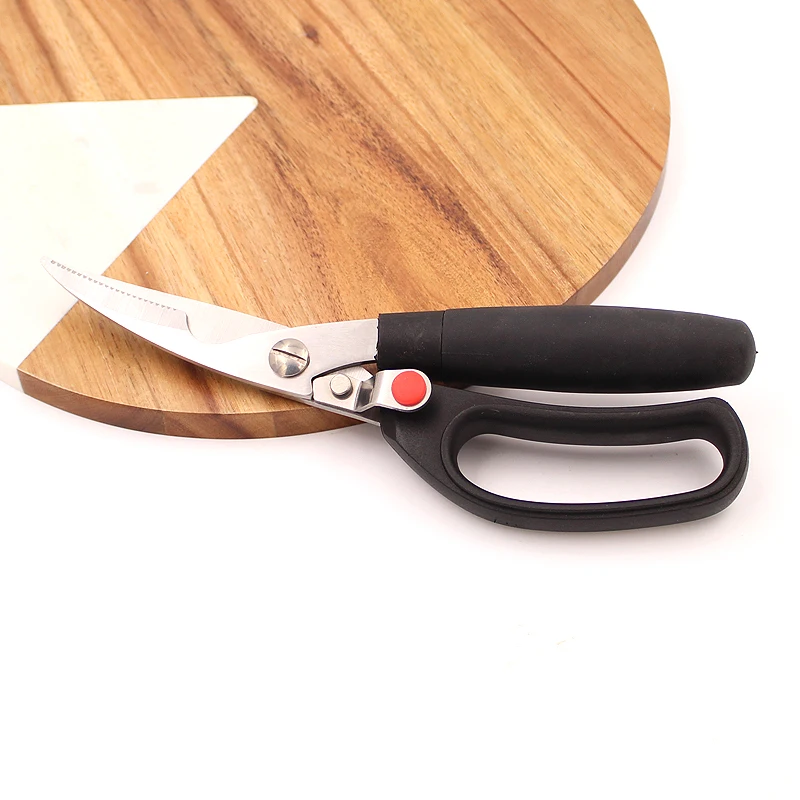 Kitchen Scissors Heavy Duty black Chicken Poultry Shears Sharp Meat Scissors and Poultry Shears