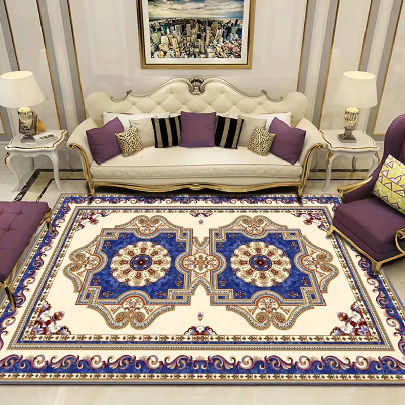 Easycarpeter Quality Modern 3d and carpets turkish Area mats for Living Room carpet washable non-slip center mat