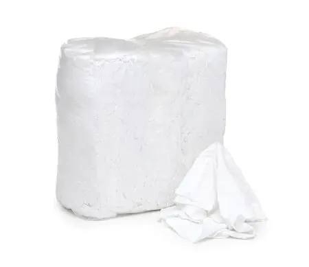 High quality industrial Cotton rags japan white tshirt rags white tshirt cloth scraps for Industrial paint cleaning