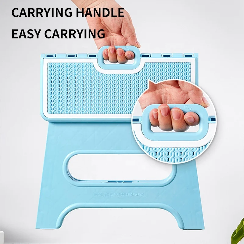 Small Collapsible Baby Plastic Folding Stool Chair Portable Kids Step Stool Folding For Kids