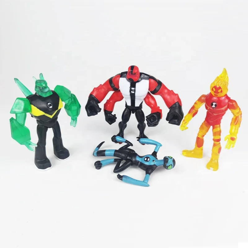 DL1231230 top one Cake Toppers Set Toy Collection Gift Doll Model Decoration 9pcs Ben 10 Toys Protector Of Earth Action Figures