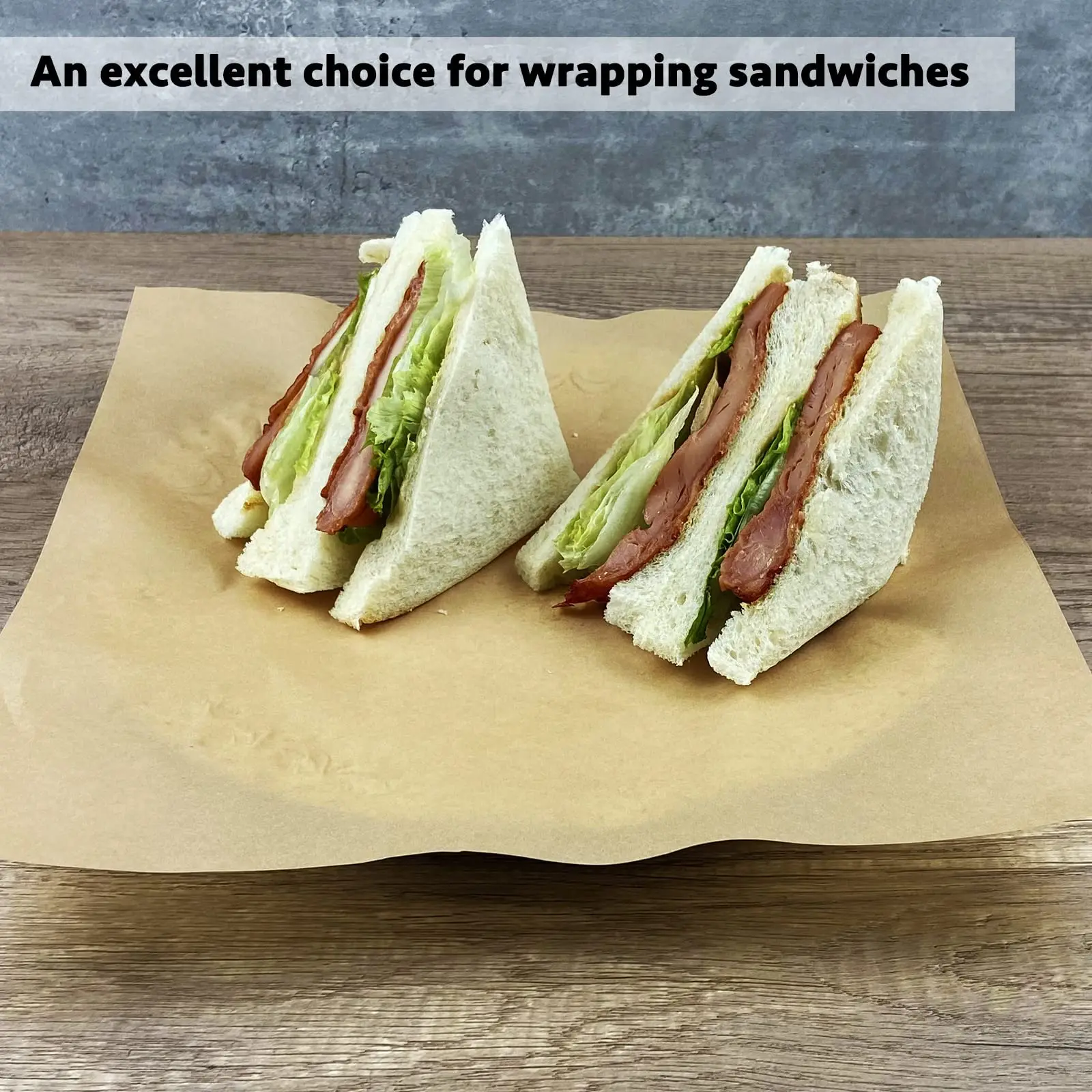 Custom Logo Printed PE Coated Deli Meat Hamburger Frie Burger Sandwich Wrap Wax Sheets Food Wrapping Greaseproof Paper,Wax Paper