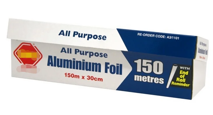 Yiwu 25SQFT Household Aluminum Foil Roll for South American
