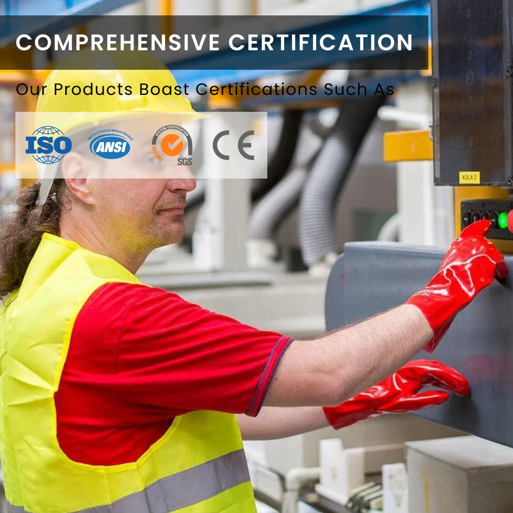 Dielectric One-Piece Heat-Insulating Safety Gloves Insulated Made Of Rubber For Durable Class 2