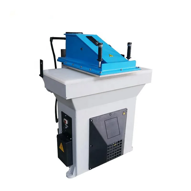 
China supplier shoe making machine hydraulic swing arm rubber cutting machine 