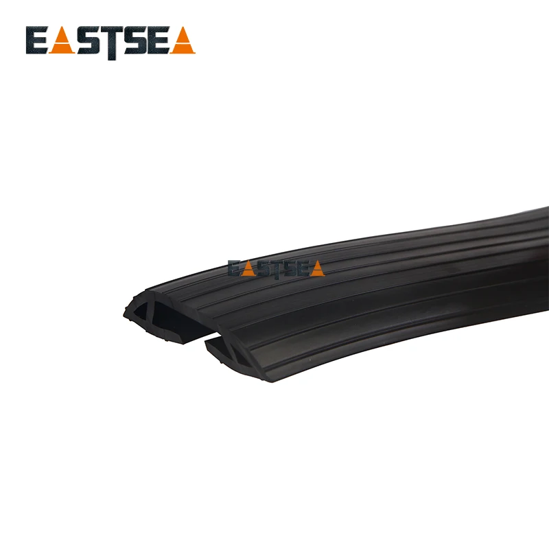 Rubber Material Cord Cable Indoor Wire Protector Floor Cord Protector