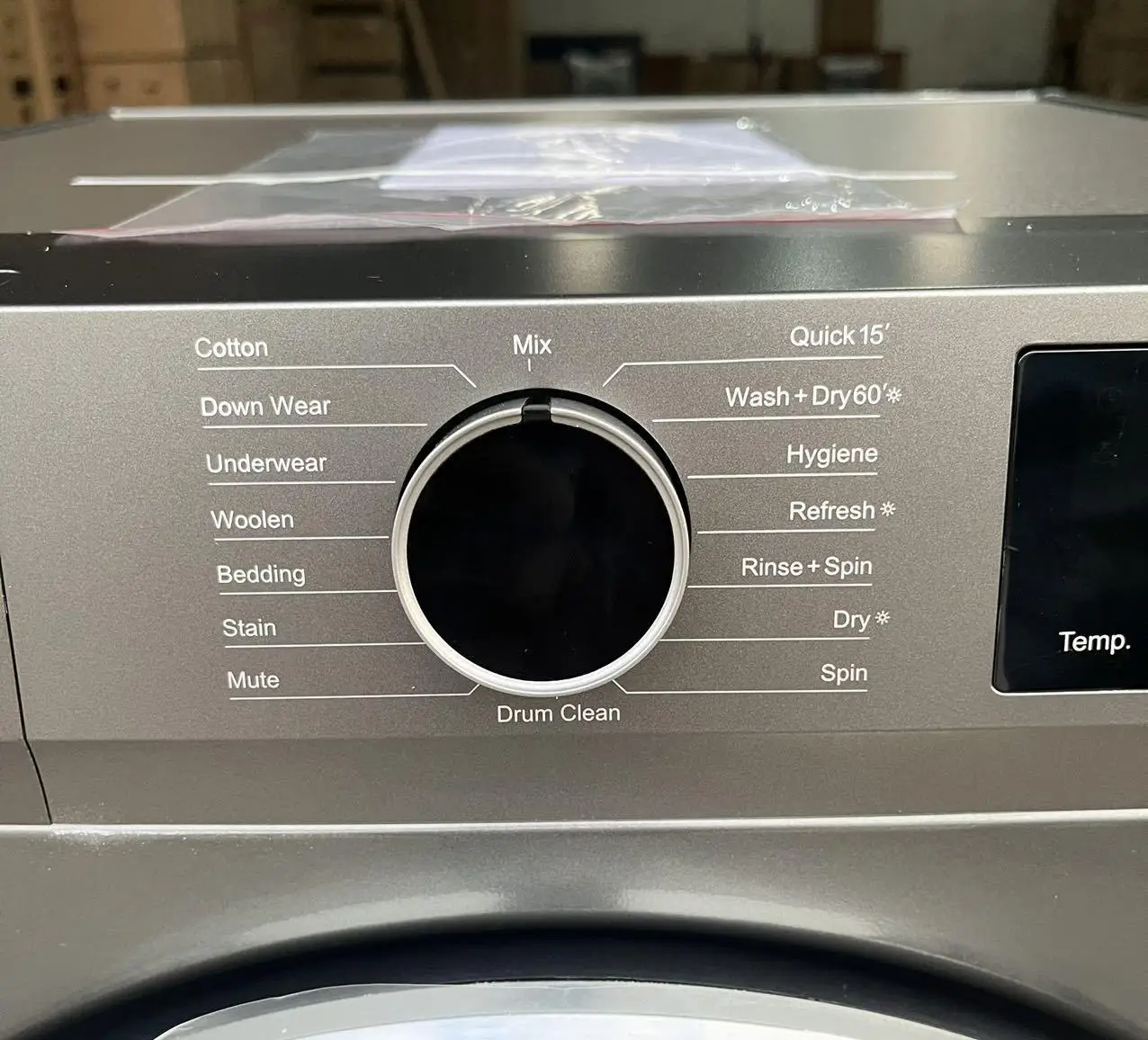 14KG automatic LED display full English drum washing and drying washing machine