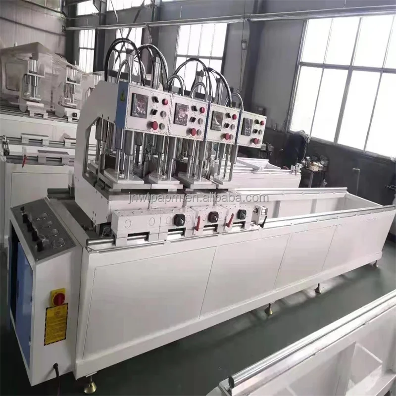 Chinese new machine welding manufacturer 4 head pvc window welding machine with welding plate