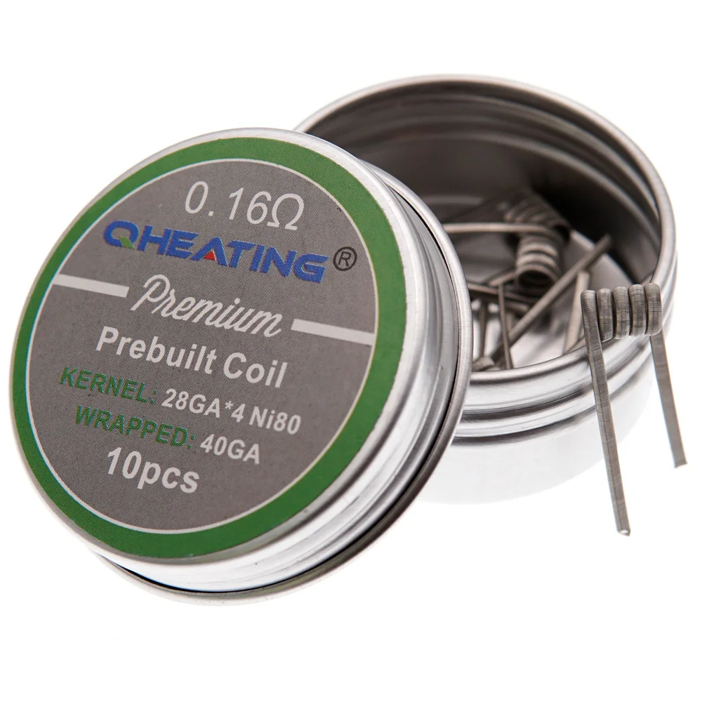 Qheater Diy катушка атомайзера vape rta ni80 вапорайзер нагревательный clapton нихромовый 80 провод cioil