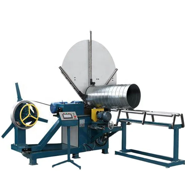 HAVC Galvanized steel spiral round duct forming machine for air pipe making and tubeformer manufacture for sale price