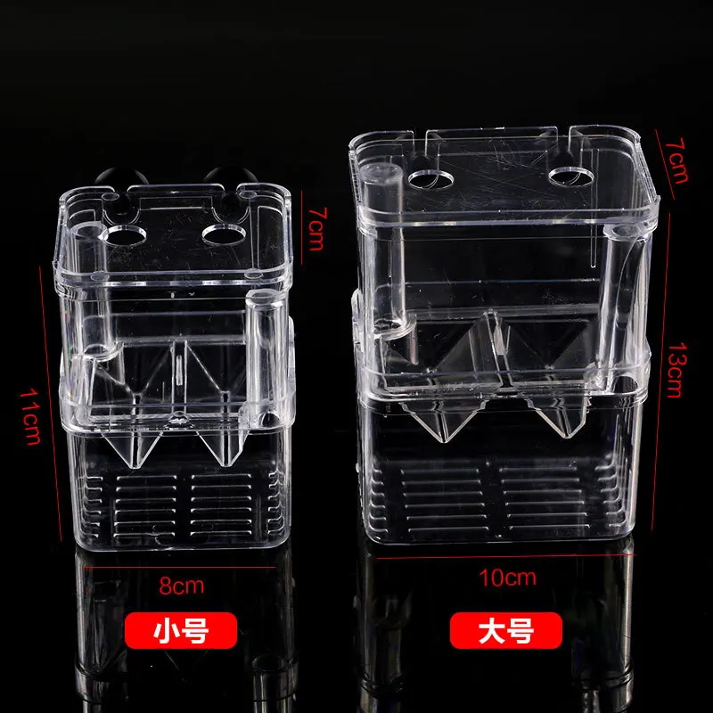 Sunsun guppy breeding box juvenile fish tank isolation betta fish fry ovipositor tropical fish acrylic hatching box
