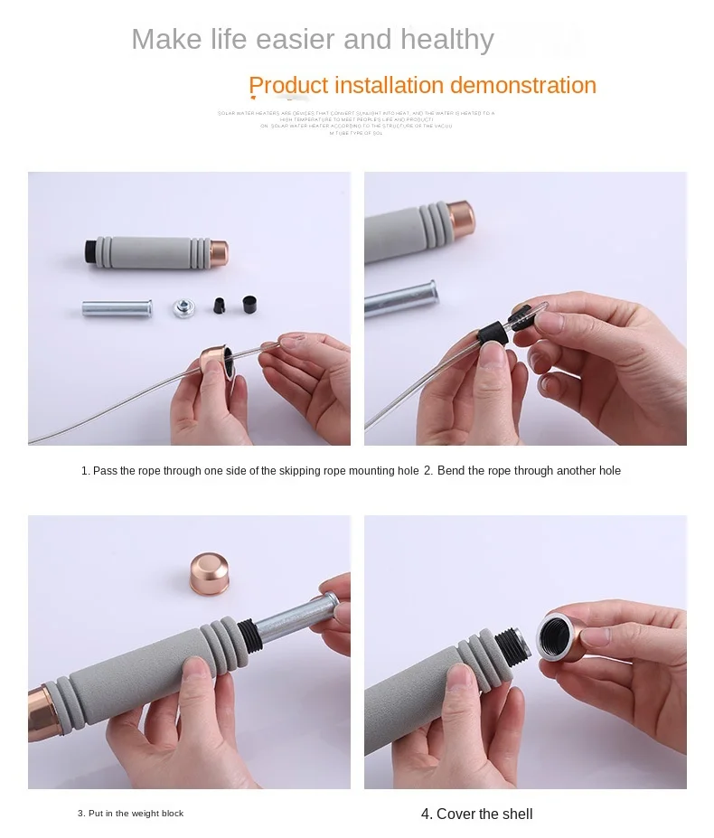 CE Jump Skipping Ropes Weighted Fast Speed Steel Wire Jumping Ropes Kids & Adult CrossfitWorkout Boxing MMA Gym Fitness Training