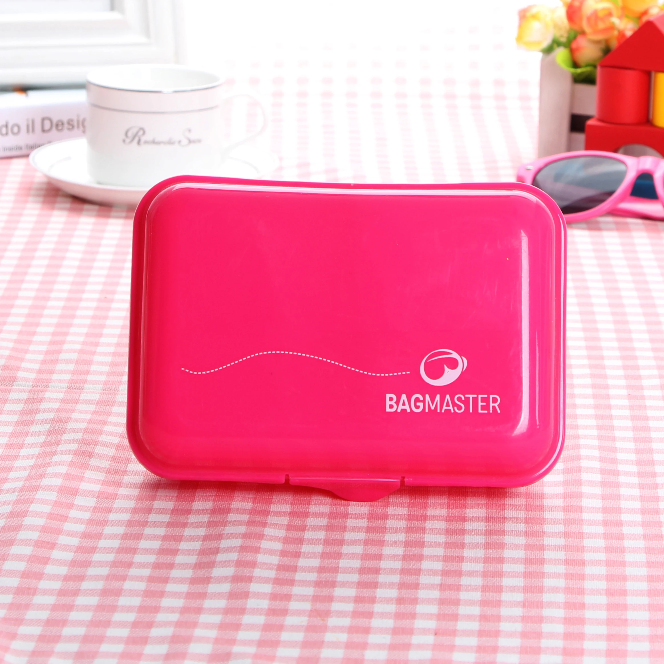 
Customized Easy Carry leakproof snack box children kids lunch box plastic 