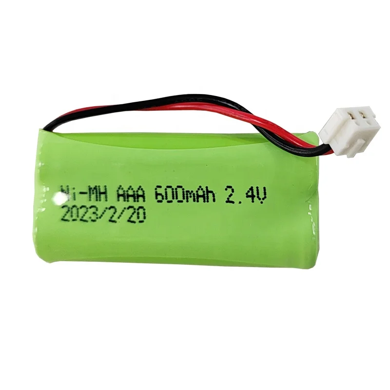 Coaster pager nimh aaa 100mah 1.2v aaa rechargeable battery 2.4v 600mah battery