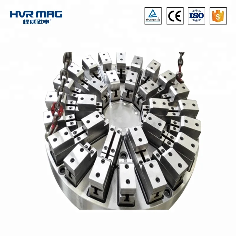 Round Shape Vertical lathe machine Electro permanent magnetic chuck