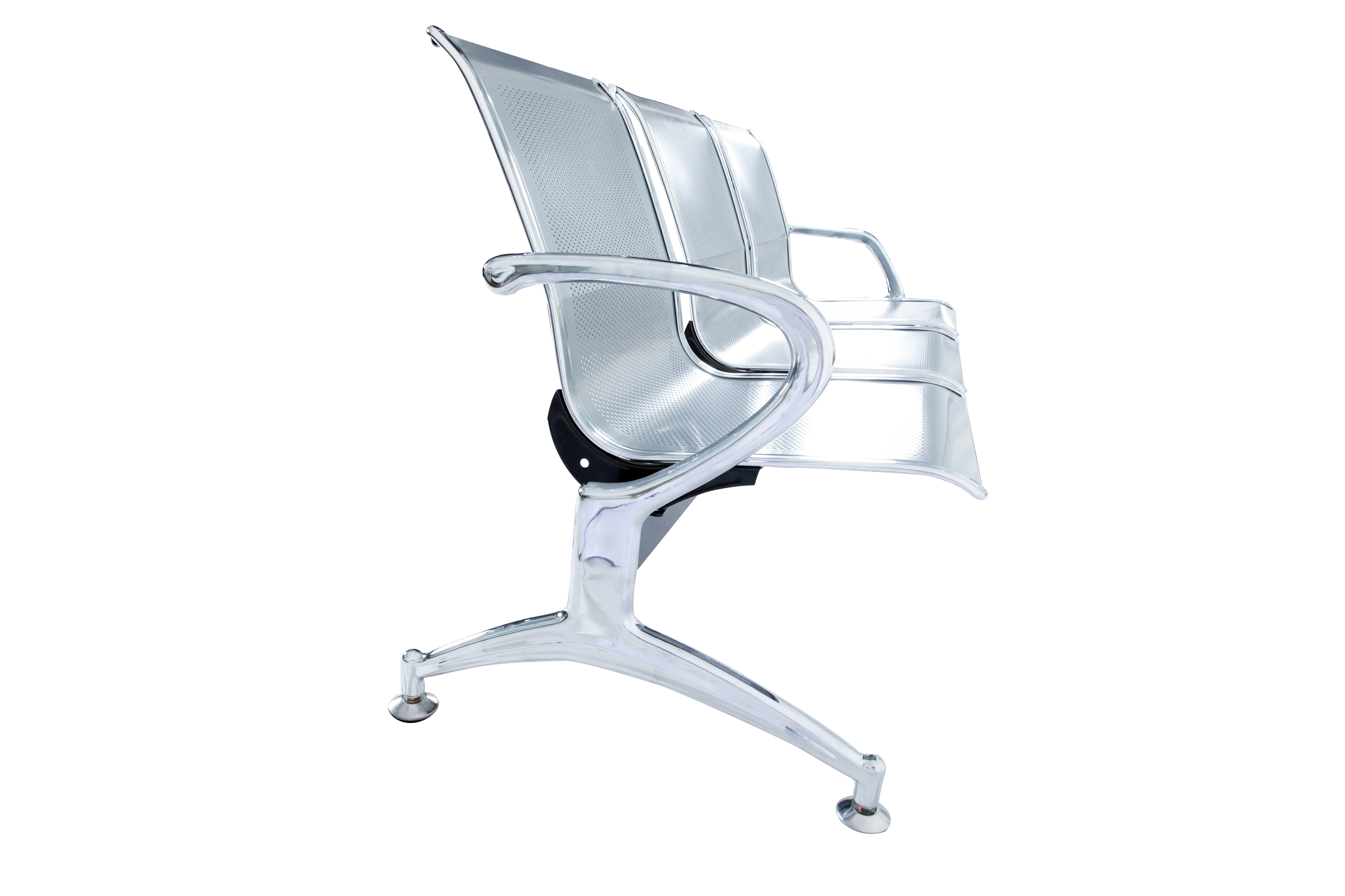 New Design Promotion Multi Colors Metal Material Airport Waiting Chair Airport Benches