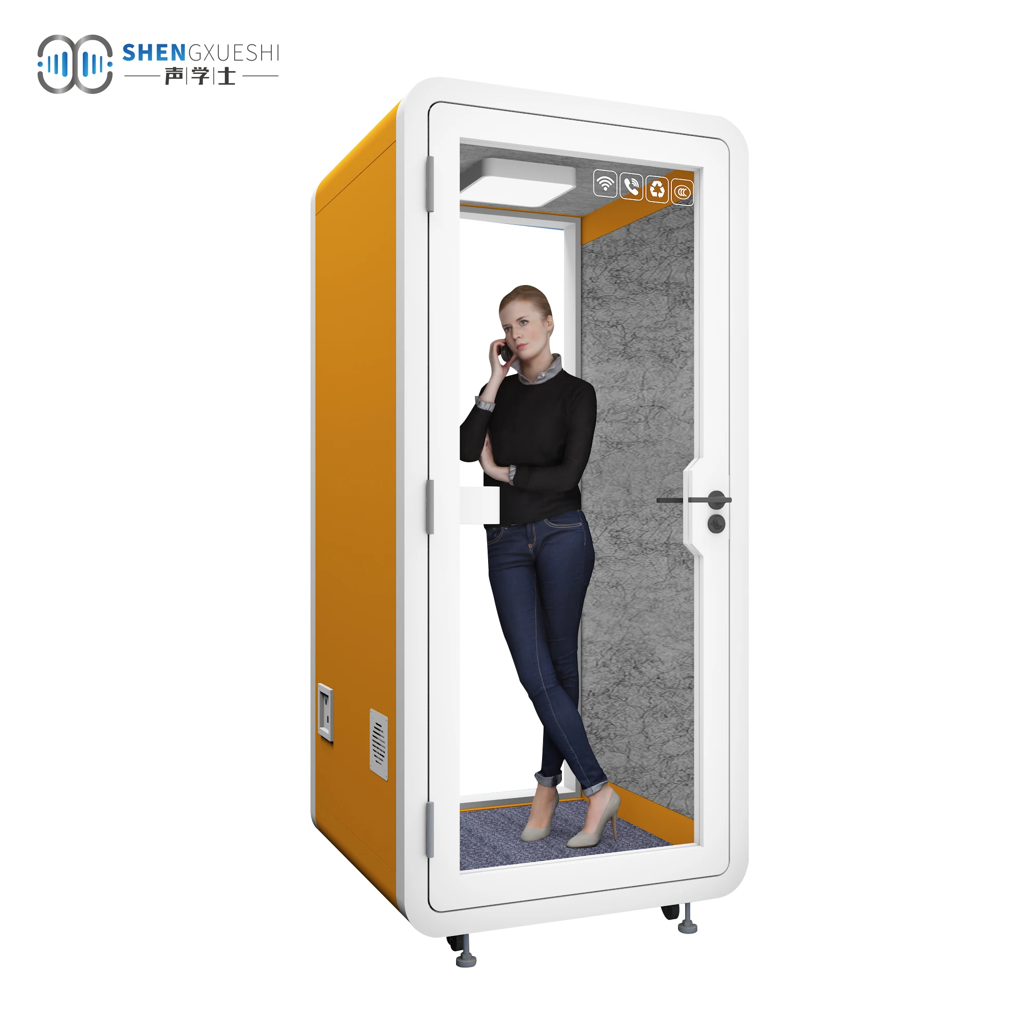 Indoor Prefabricated Office Pods Telephone Booth For Sale Furniture Phone Booth Portable Studio Office Pod Work Sound Proof